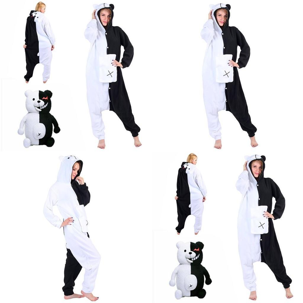 Gemütlicher Danganronpa Monokuma Unisex Schlafanzug Overall Für Ein Bequemes Schlaferlebnis