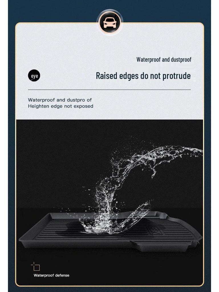 Changan Custom TPE Trunk Mat: Waterproof Rear Compartment Liner for CS55, Yidong, CS75, and CS35