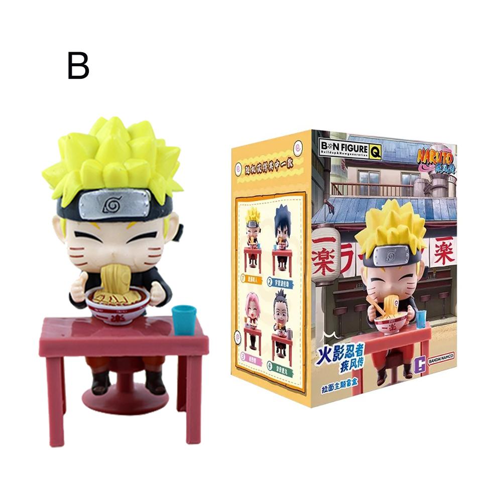 Naruto Shippuden Ramen Theme Series  Chibi Small Pvc Anime Figurine Naruto Sasuke Uchiha Merch  Toys Present For Kids
