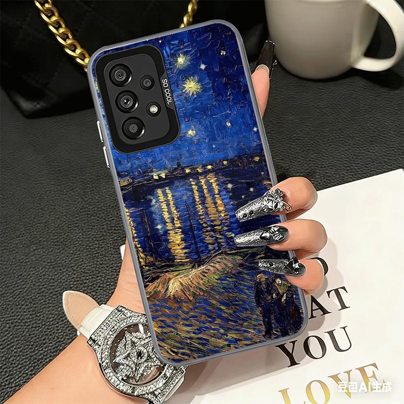 Van Gogh Oil Painting Aesthetics Soft Phone Case for Samsung A17 A16 A15 A14 A13 A57 A56 A55 A54 A53 A37 A36 A35 A34 A33 A26 A25