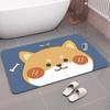 Bathroom diatom mud floor mat absorbent cushion toilet toilet floor mat non-slip toilet quick drying small carpet household