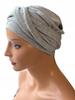 Lena Women' Turban Gray Sweater Hat Autumn Even After Chemotherapy