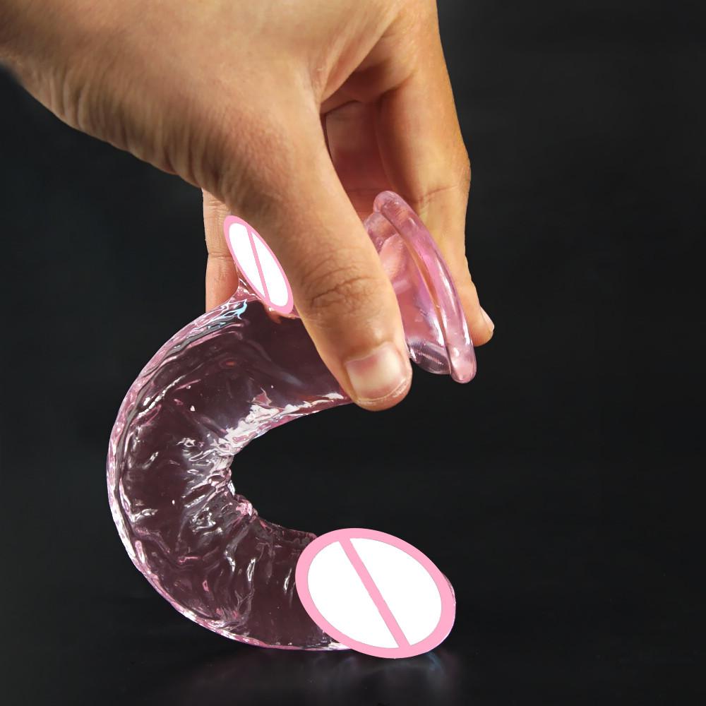 Soft Jelly Dildo Realistic Big Penis Dick Suction Cup Masturbator Anal Butt Toys G-spot Sex Toys for Woman sex