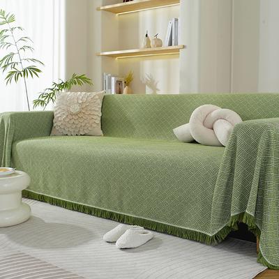 Oblique Mesh Sofa Cover Towel All-Inclusive Universal Four Seasons Universal Simple Modern Sofa Cover Anti-Scratching Cushion