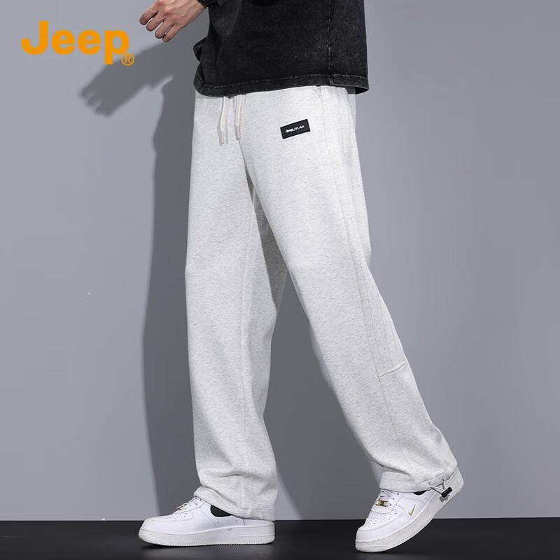 Jeep Men's Versatile Loose Straight Casual Pants