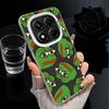 Funny Sad Forg P-Pepe Meme Soft Phone Case for Xiaomi Redmi Note 13 14 15 Pro Plus 12S 12 11S 11 11T 10S 10 Shockproof Cover Bac