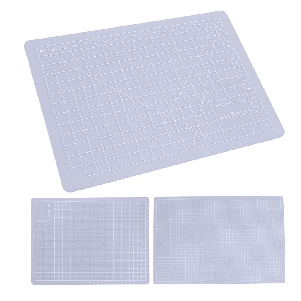 Transparent Cutting Mat Composite PVC Versatile Non Slip Pad Board for Crafting Writing Painting
