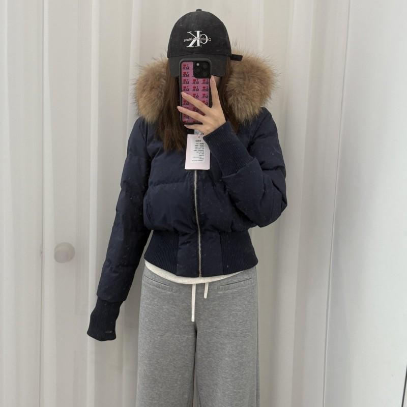 Cappotto invernale da donna in cotone con colletto in pelliccia sintetica, vestibilità slim, spesso, caldo, con cappuccio, parka
