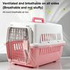Bærbar Kæledyrstransportkasse Holdbar Plast Kæledyrskasse Med Ventilation Til Lille Mellem Stor Kat Hund