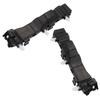 Pair Right Left Car Front Bumper Support Bracket Retainer Black for Kia Rio 2012 2013 2014 2015 2016 2017 86513-1W200 865141W200