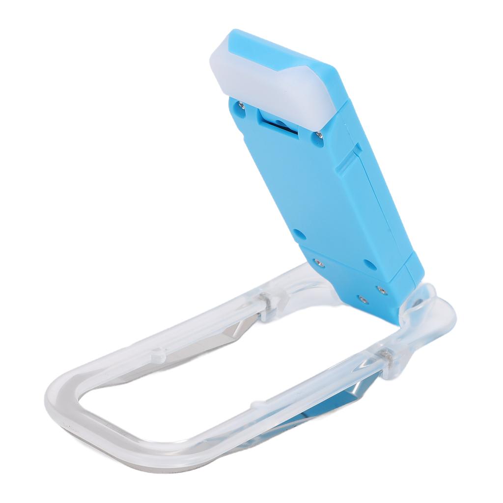 Rechargeable Clip On LED Reading Light Foldable Ultra Thin USB Rechargeable Book Light Blue