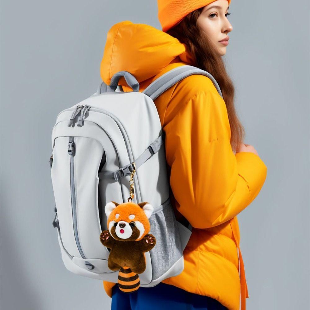 Cartoon Kawaii Animal Plush Pendant Plush Stuffed Red Panda Plushies Pendant Hanging Accessory