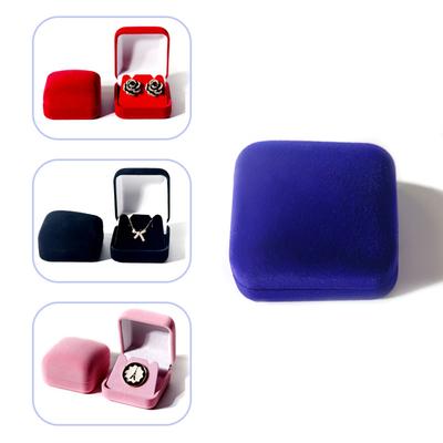 1PC Jewelry Box, Plush Medal Box, Earring Box, Chest Badge Box, Necklace Box - Multi-Functional Jewelry Box