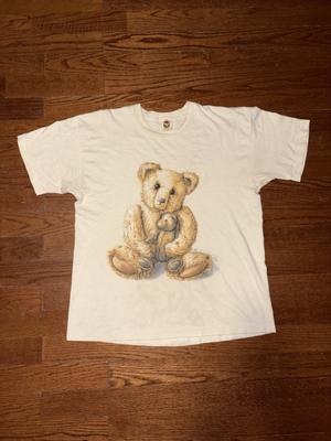 Vintage The English Teddy Bear Company Shirt Mens XL White 80s 90s Rare Plush Unisex T-Shirt