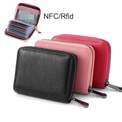 Unisex PU Leather Card Bags Multi-card Bit 20 Card Slot Cards Holders Business Bank ID Bus Credit Card Holder Coin Pouch Wallets