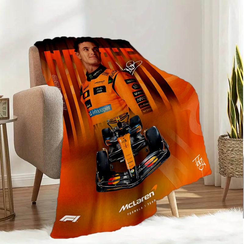 Coperta Leggera Lando Pilota di Corse Ideale per Letto Perfetta per Viaggi, Campeggio, Soggiorni, Uffici, Divani, Regalo di Natale per Fan