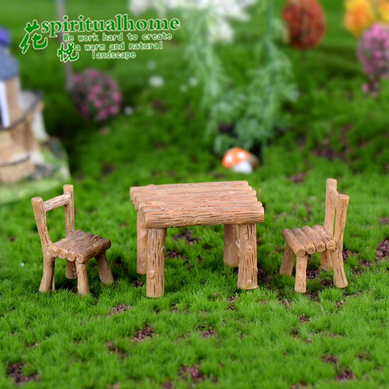 Miniature DIY Building Model: Moss, Micro Landscape Ornaments, Resin Animal & Plant Figures