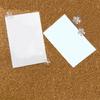 Pack of 100 Clear Flower Push Pins for Office Bulletin Board Cork Board Notice Board Pin Flat Head Push Pins for Hanging