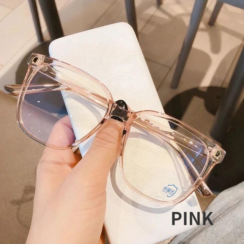 

Новые очки для близорукости в большой оправе, очки с защитой от синего света, женские защитные очки для компьютера, диоптрии -1,0 -1,5 -2,0 до -6,0 -6.0