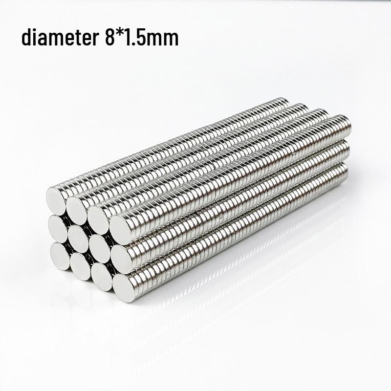 Neodymium Iron Boron Double-Sided Strong Suction Magnets for Fridges, Round and Square Shapes.