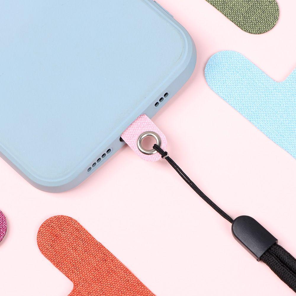Multicolor PVC Mobile Phone Lanyard Anti-lost Card Gasket Cord Rope Patch Detachable Adjustable Clip Snap Cord DIY Replacement