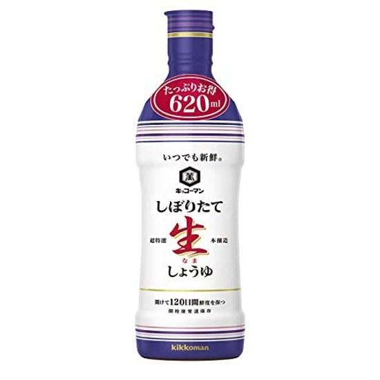 Kikkoman Foods Always Fresh Shiboritate Nama Shoyu 620ml3 lahve