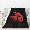 Custom Tv Girl Music Rock Pop Band Blankets Warm Flannel Throw Blanket for Bed Travel Rug Piece