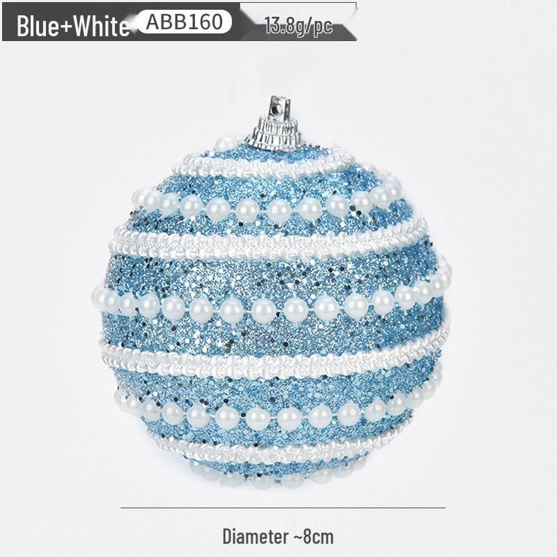 

Gangheng 8 см Пінопластова Куля-Прикраса на Різдвяну Ялинку