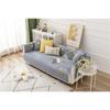 Universal Fabric Solid Color Embroidered Flower Sofa Cushion for All Seasons Modern Simple Non-slip Sofa Cushion Cover