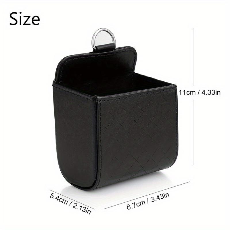 1PC Car air outlet miscellaneous bag, car interior box, car storage box, hanging bag, sheepskin air outlet storage box