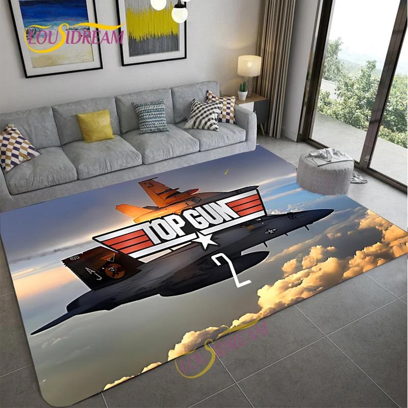 Top Gun Umělecký Vzor Loga Koberec Filmový Prvek Dekorační Koberce Moderní Domov Obývací Pokoj Podlahové Rohože Koberce do ložnice Koupelna