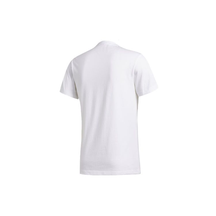 Adidas Graphic T-Shirt With Long Logo Men Tops White FT2794