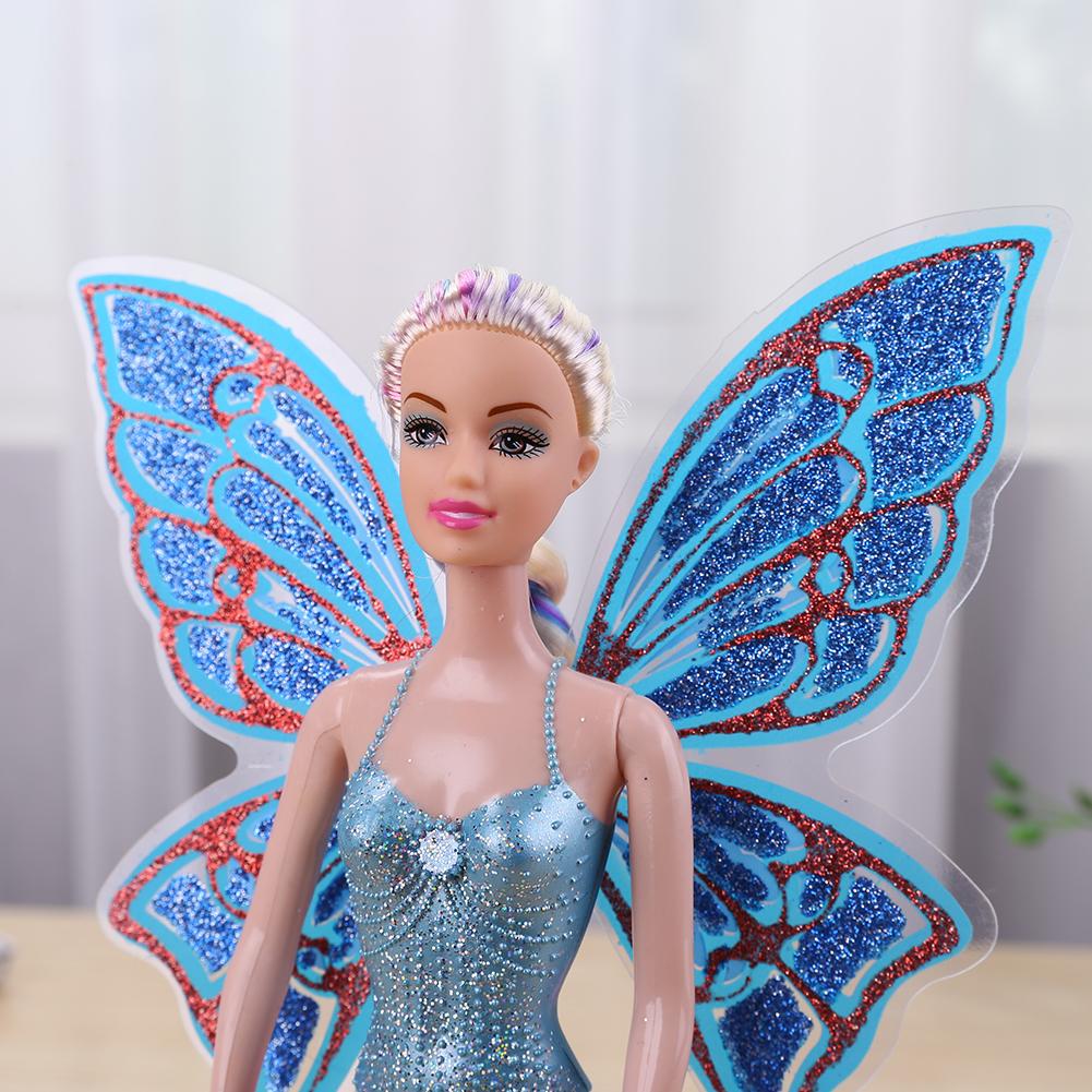 Yüzen Deniz Kızı Bebek Kızlar Sihirli Klasik Deniz Kızı Oyuncak Kelebek Kanatlı