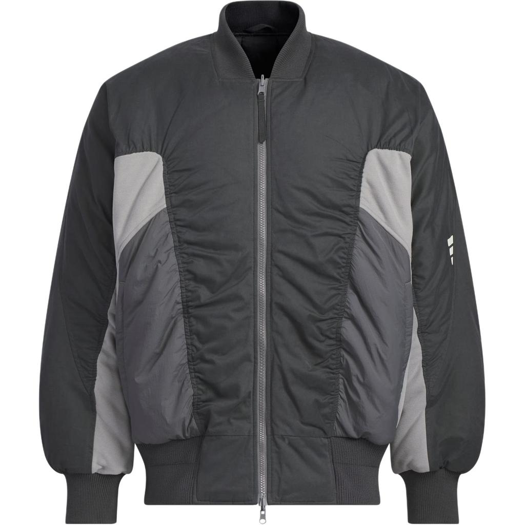 Adidas P Jkt5 Fashion Comfortable Versatile Warm Casual Cotton Jacket Men Jacket Carbon-Black JM6166