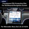 For Mercedes-Benz GLC 22-23 X254 Dashboard,Navigation Screen Transparent TPU Protective Film Anti-scratch Film Accessories Refit