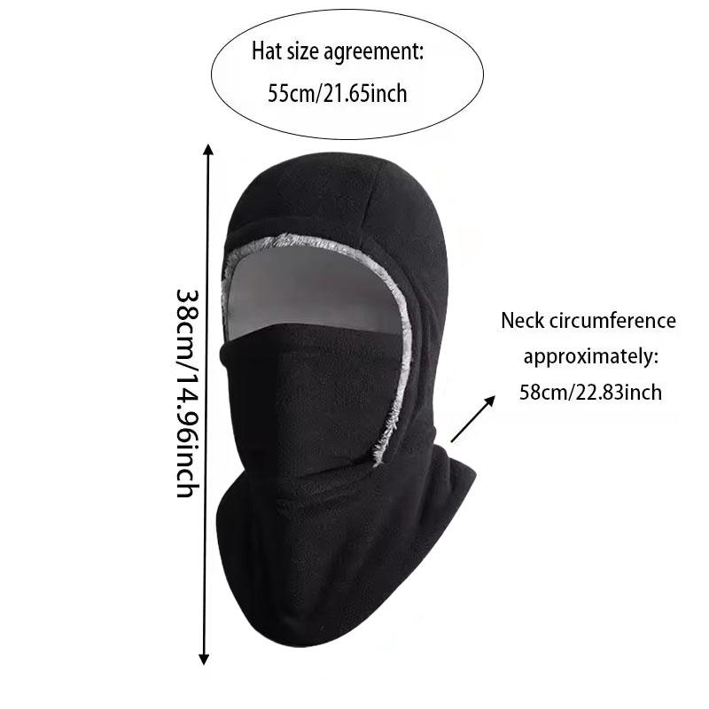 New Warm All Inclusive One-piece Hat Unisex Balaclava Face Mask Ear Protection Outdoor Cycling Sports Portable Face Mask Scarf