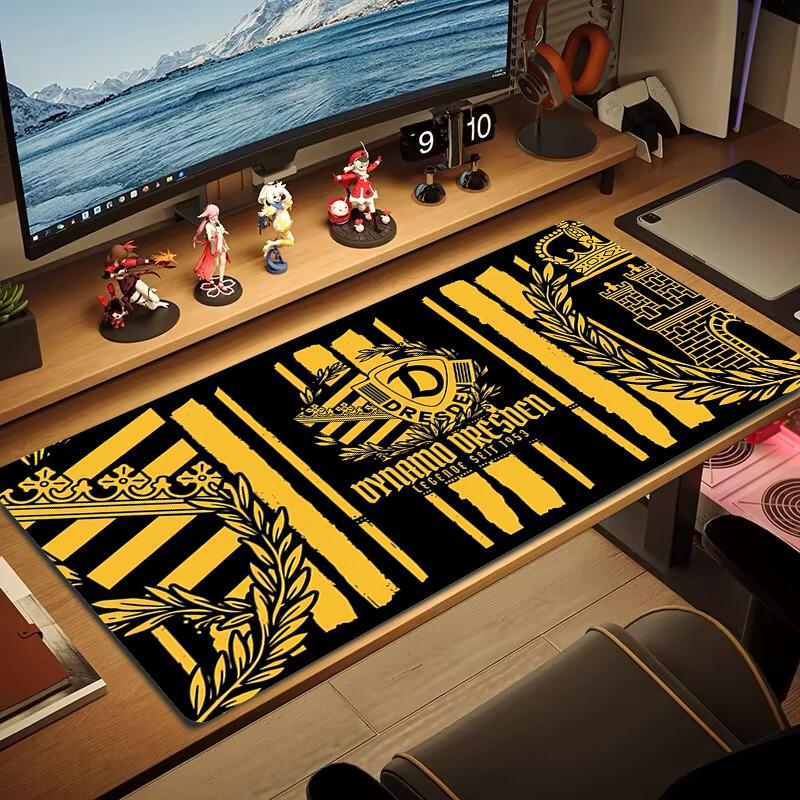 SG Dynamo Dresden Mouse Pad Large Gaming Table Cushion Non-slip Laptop Tablet Big Mousepad XXL Mat Mini PC Playmat With Lock edge_xia