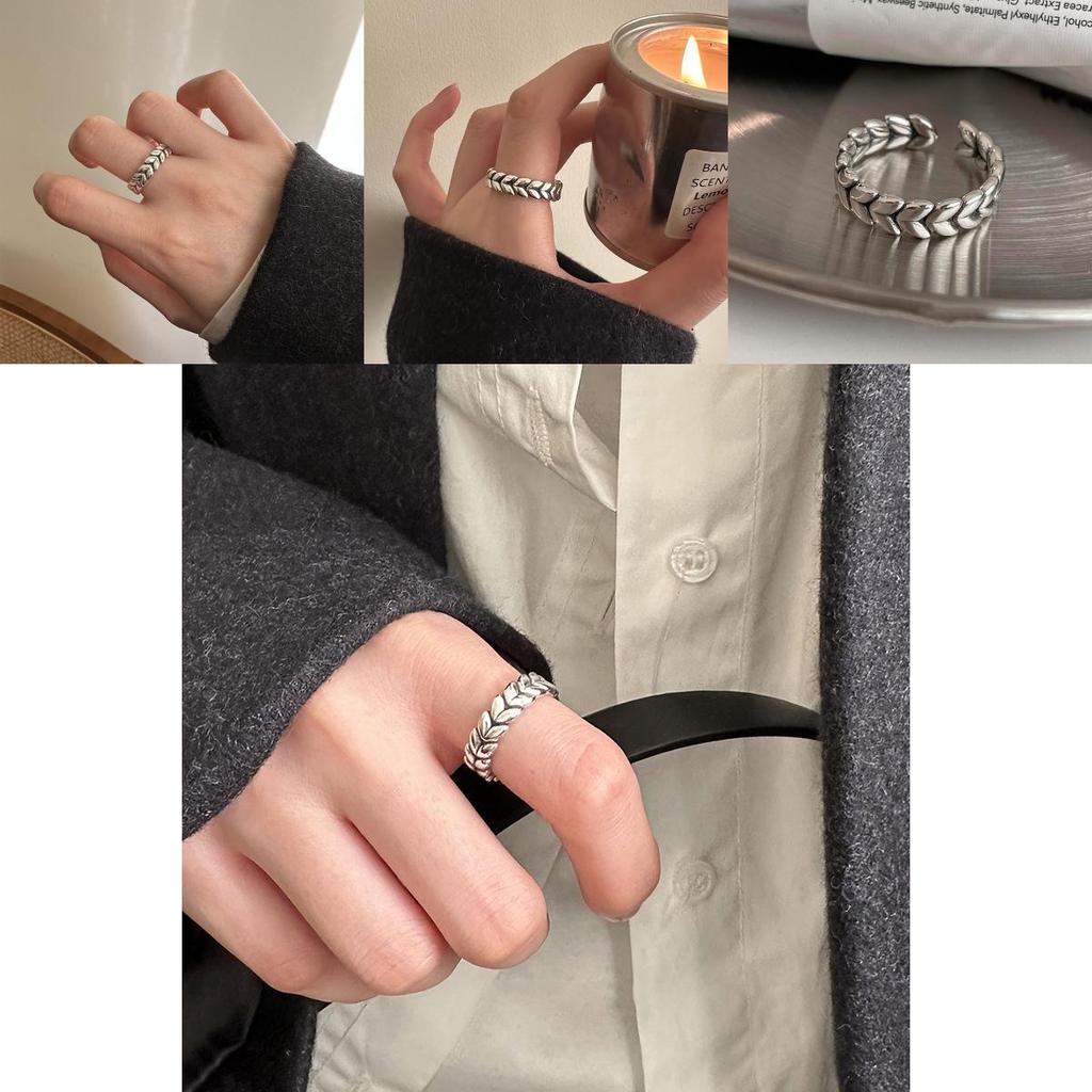 Unique Vintage Heart Shaped Ring For Women Fashionable Adjustable Copper Band 2023