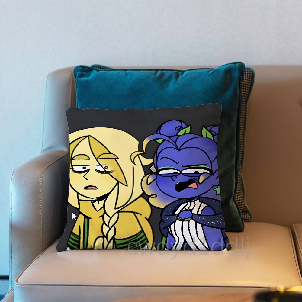 MMundo Torajo Anime Pillow Case Short Plush Sofa Decorative Gift Home Doublesided Printing Cushio