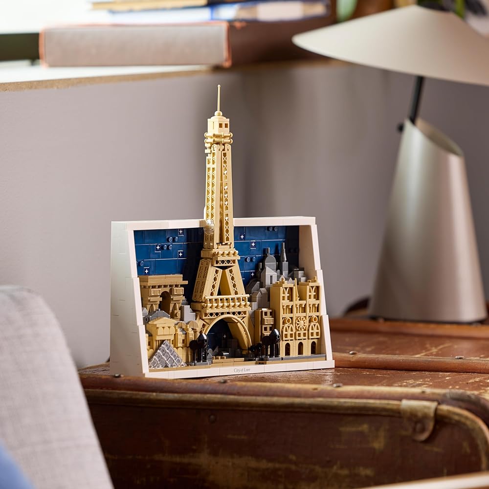 LEGO Architecture Paris Toy Building Blocks 21064 for Home Decor Gift for Men Women