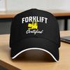 Gabelstaplerzertifiziertes Meme Lässige Baseballkappe Tennis Skate Trucker-Hut Sommer Atmungsaktiv Unisex Herren y2k Süße Baseballkappen