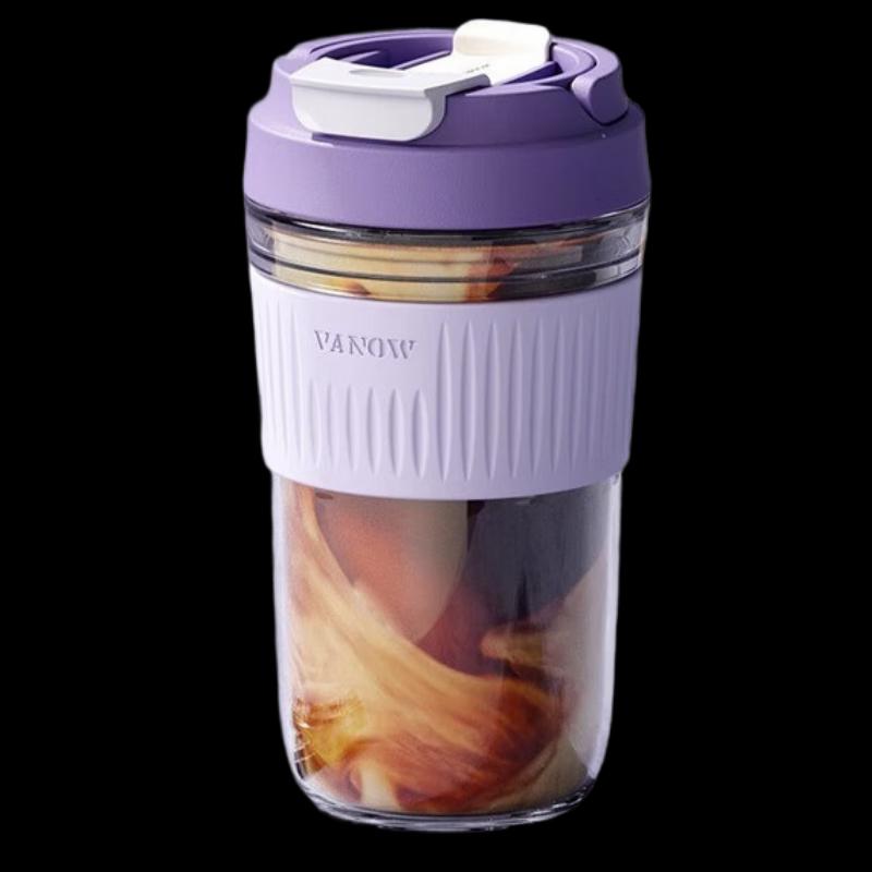 Vanow Kids 460ml Dual-Drink Glass Cup