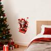 Weihnachten Kreativer visueller Effekt Gebrochene Wand Cartoon Aufkleber Festliche Atmosphäre Wohnzimmer Heimdekoration Wandaufkleber
