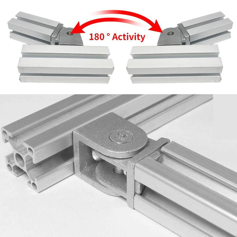 Zinc Alloy Hinge Connector Adjustable Hinge Flexible Joint Connector  Profile Connector