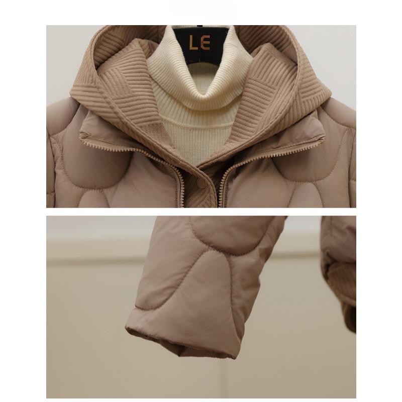 DAFIFY Moda damă ocazional toamnă iarnă imprimeu culoare uni jachete și paltoane cu mânecă lungă