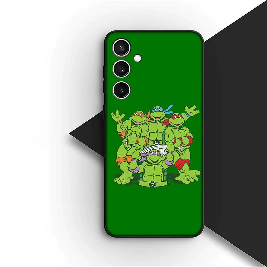 Phone Cover for Samsung Galaxy S22 S21 S20 FE Ultra Plus A07 A17 A15 A16 A25 A57 A37 Case Anime N-Ninja-Comics T-Turtles-Lovely
