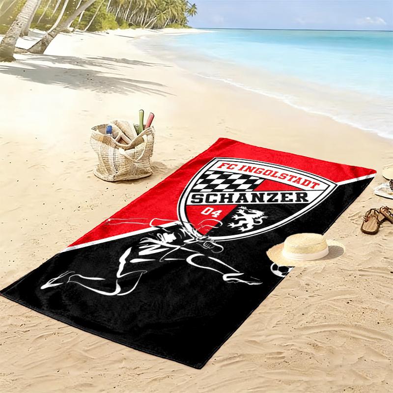 Fc Ingolstadt Towel, Large Soft Quick Dry Towel for Beach Camping Swimming