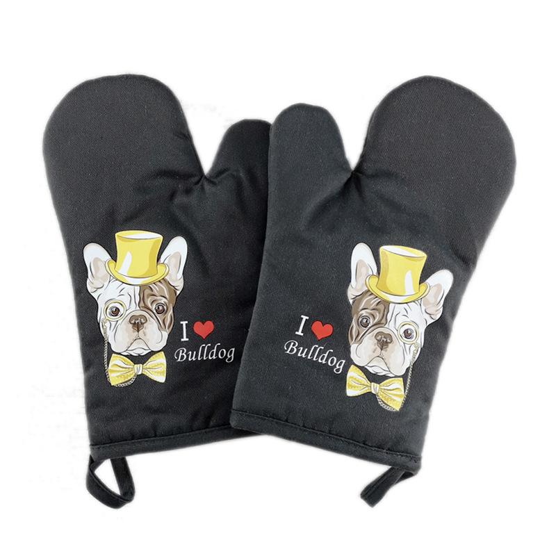 New high temperature resistant baking and heat insulation gloves A pair of wholesale oven gloves Anti-scalding gloves