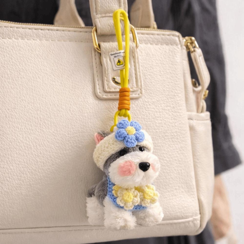 Multifunctional Bag Charm Cartoon Plush Puppy Bag Pendants Cute Bag Accessories  Cute Style
