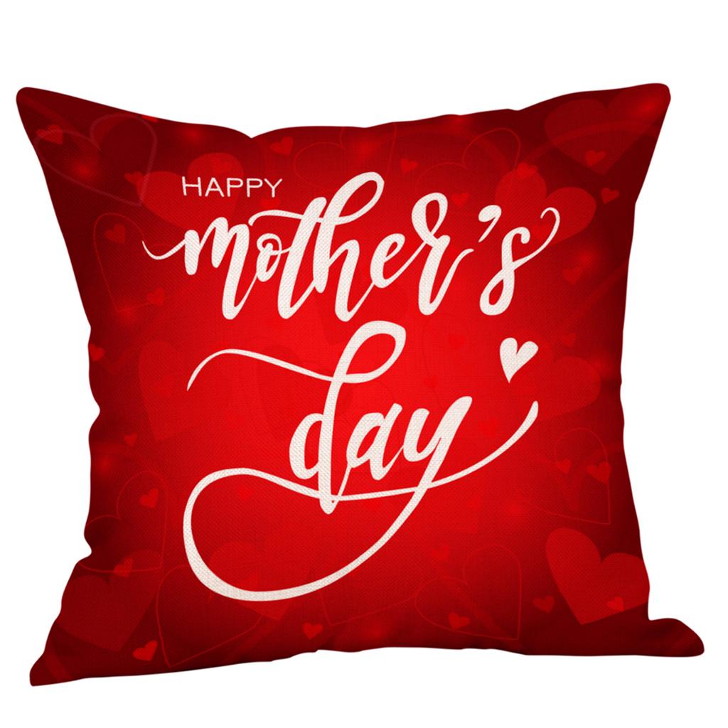 Happy Mother's Day  Case Sofa Bed Home Decoration Festival Cushion Cover